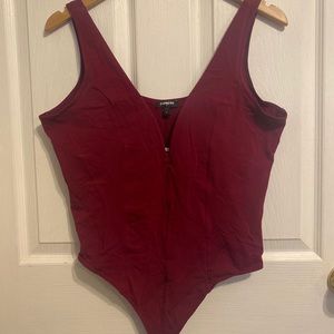 Deep Front Plunge Bodysuit